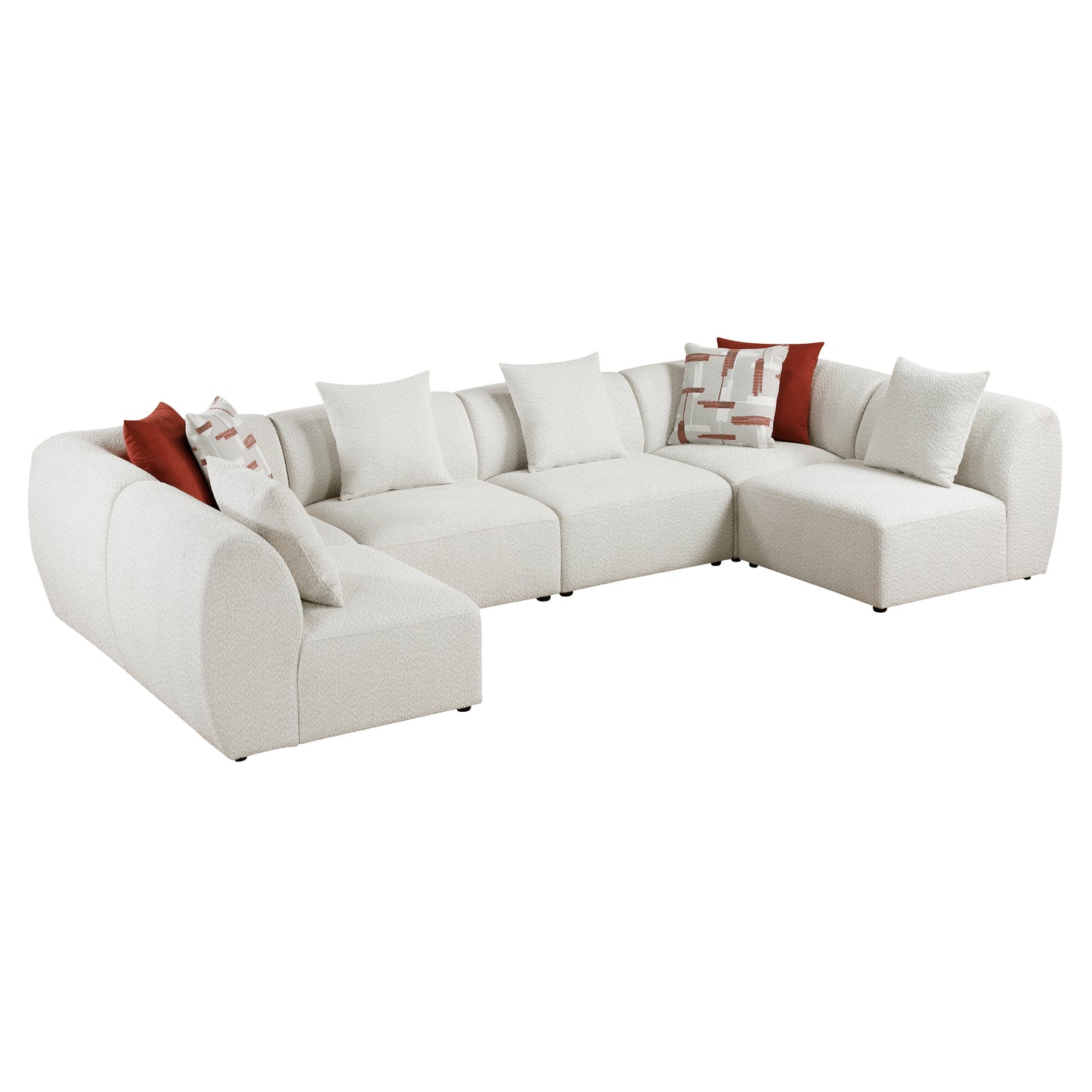 9669CN*62CR4AC - (6)6-Piece Modular Sectional
