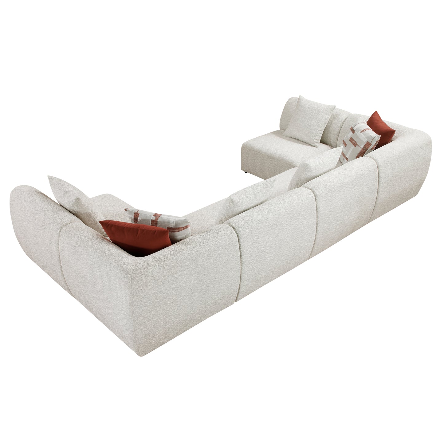 9669CN*62CR4AC - (6)6-Piece Modular Sectional