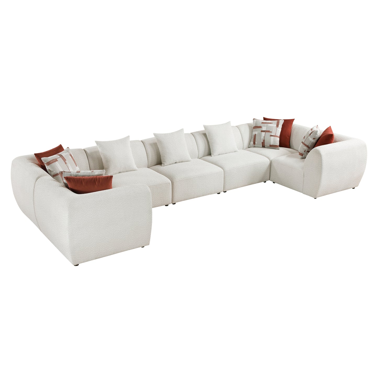 9669CN*74CR3AC - (7)7-Piece Modular Sectional