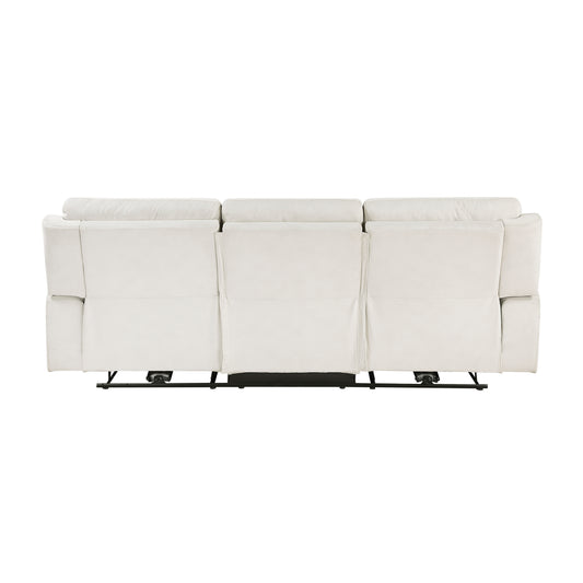 9670BE-3PWH - Power Double Reclining Sofa with Power Headrests, Hidden Arms Cup Holders and Charging Ports