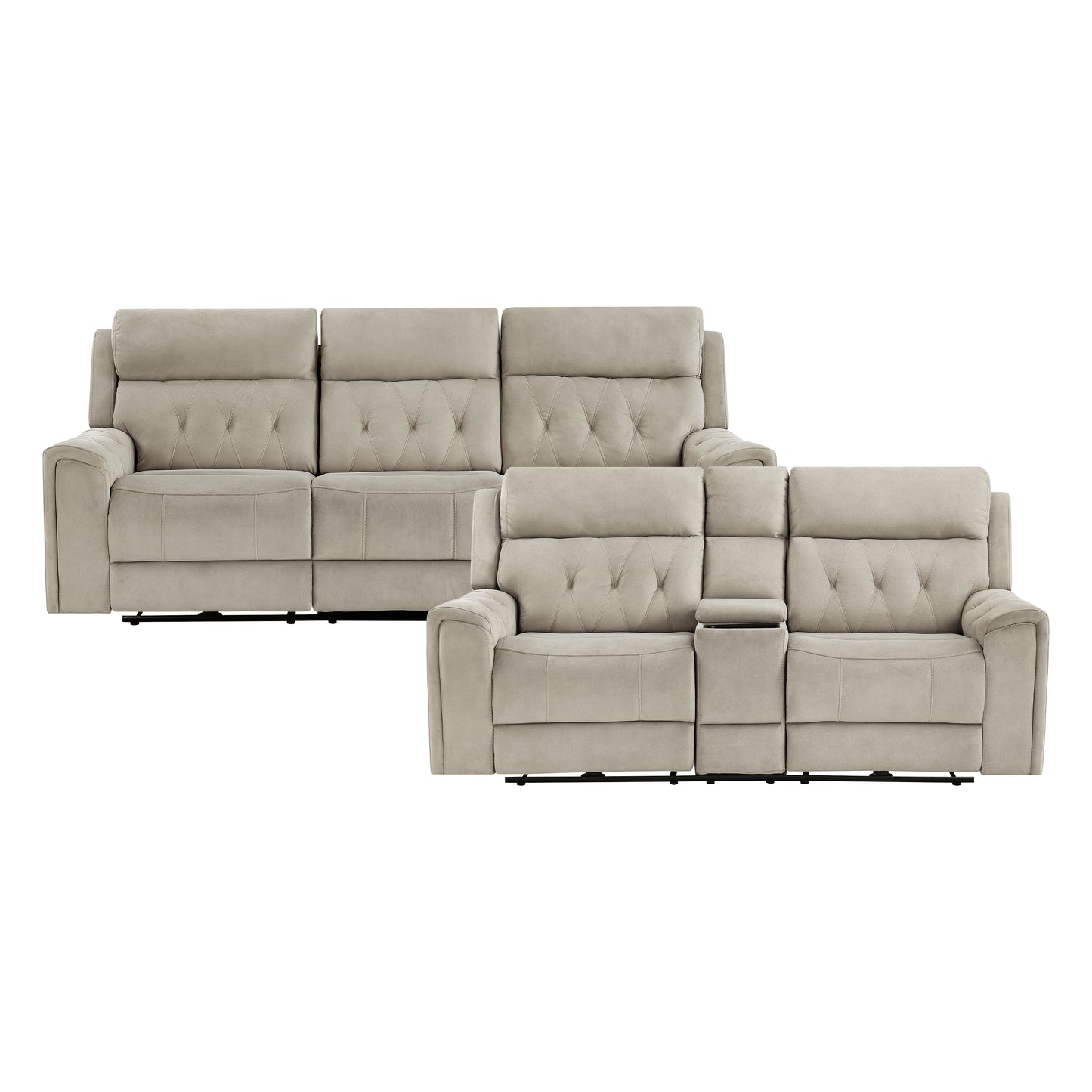 9670TP*2PWH - 2pc Set: Sofa, Love (Power)