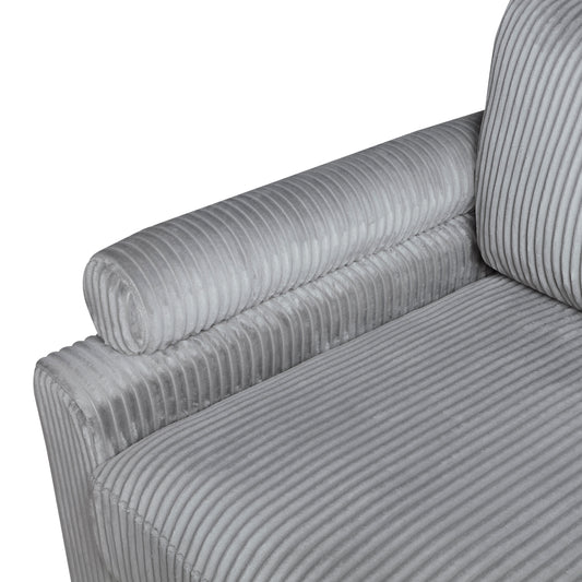 9688GY*63CR2ACOT - (6)6-Piece Modular Sectional with Ottoman