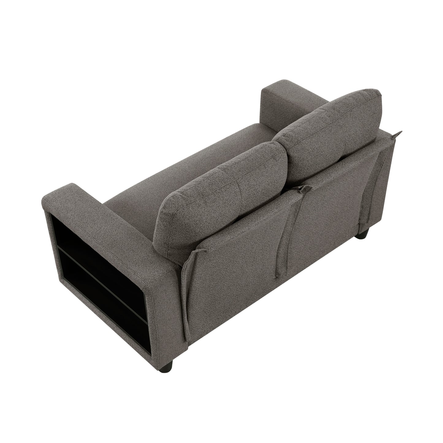9705DB-2* - (2)Love Seat with Pull-out Bed, Shelves and Charging Ports