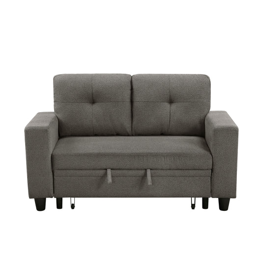 9705DB-2* - (2)Love Seat with Pull-out Bed, Shelves and Charging Ports