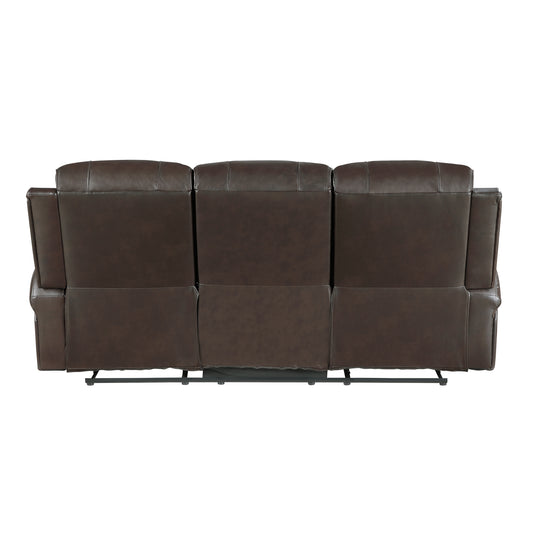 9735BRW-3 - Double Reclining Sofa