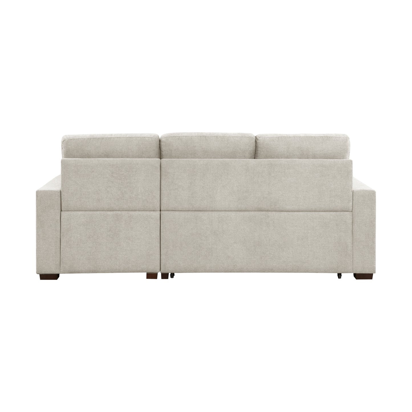 9816SN*2LLRC - (2)2-Piece Sectional with Right Chaise, Pull-out Bed and Hidden Storage