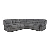 9913*32LCN2R - (3)3-Piece Reclining Sectional with Left Console