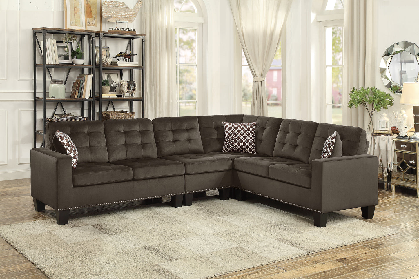 9957CH*SC - (2)2-Piece Reversible Sectional