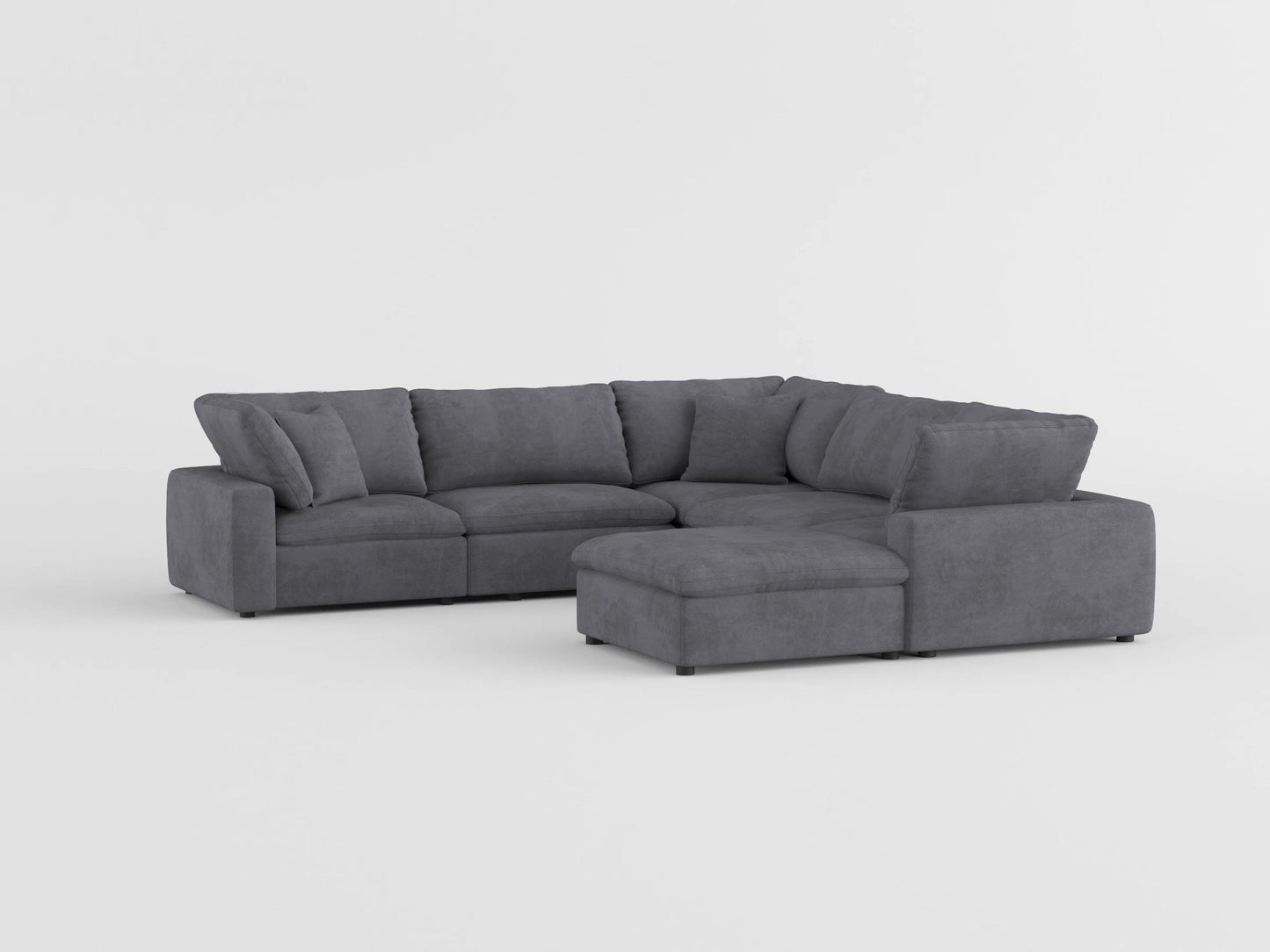 9546GY-2AC* - (2)Armless Love Seat