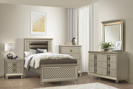 B1515T-1* - (3) Twin Platform Bed