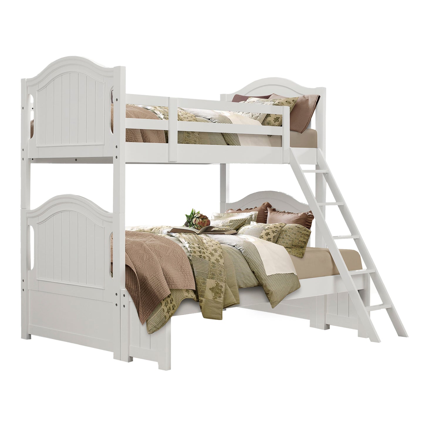 B1799-1F*R - (5) Twin/Full Bunk Bed with Twin Trundle