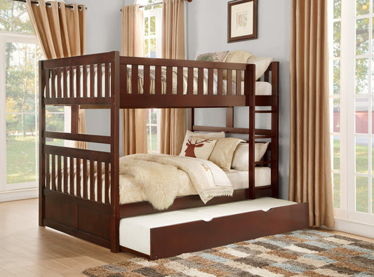 B2013FFDC-1*R - (4) Full/Full Bunk Bed with Twin Trundle