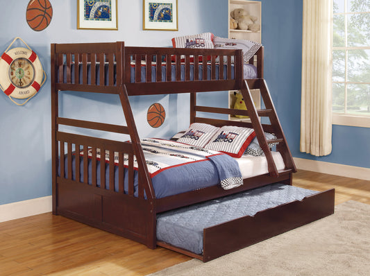 B2013TFDC-1*R - (4) Twin/Full Bunk Bed with Twin Trundle