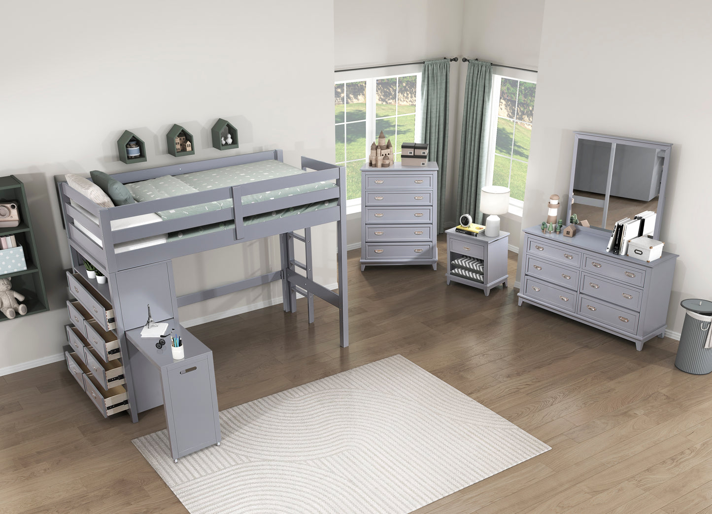 B2024GY-4 - Night Stand