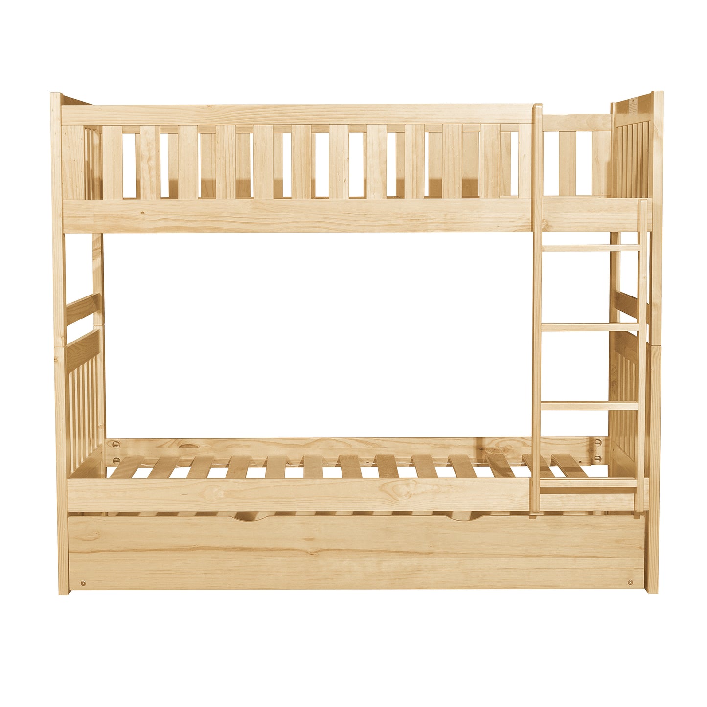 B2043-1*R - (4) Twin/Twin Bunk Bed with Twin Trundle