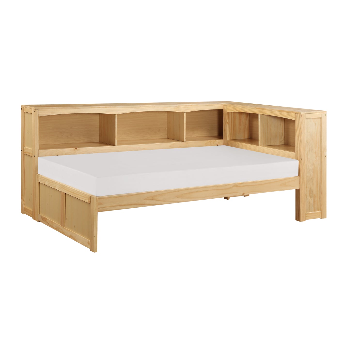 B2043BC-1BC* - (3) Twin Bookcase Corner Bed