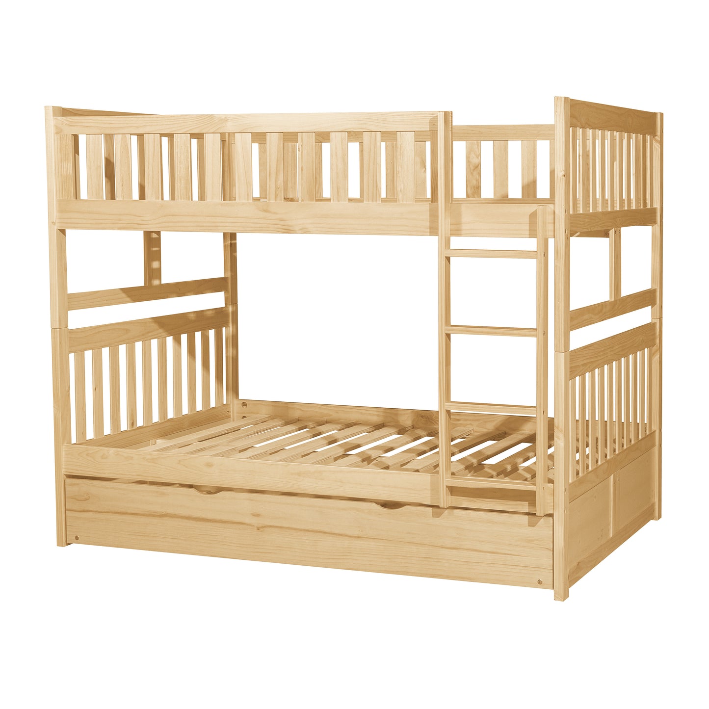 B2043FF-1*R - (4) Full/Full Bunk Bed with Twin Trundle