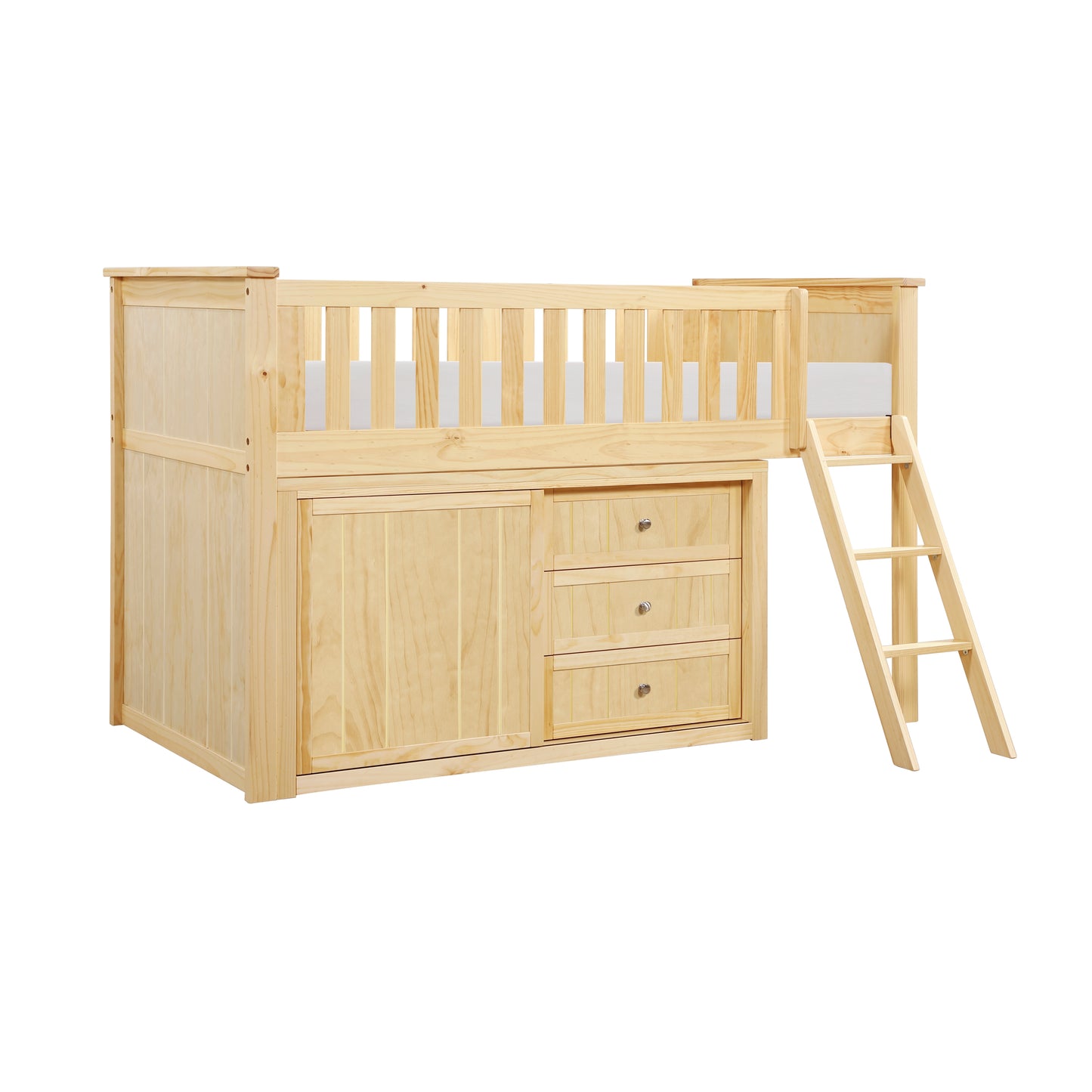 B2043LL-1*DR - (4) Low Loft Bunk with Dresser