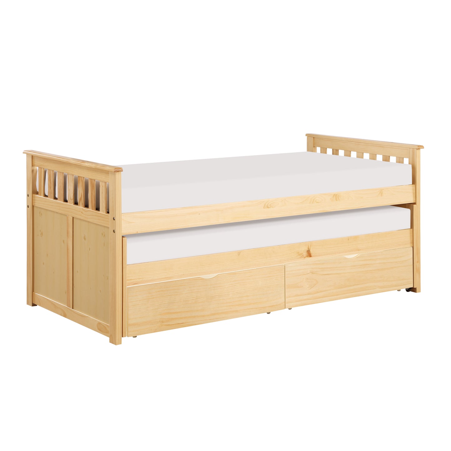 B2043RT-1T* - (4) Twin/Twin Bed with Storage Boxes