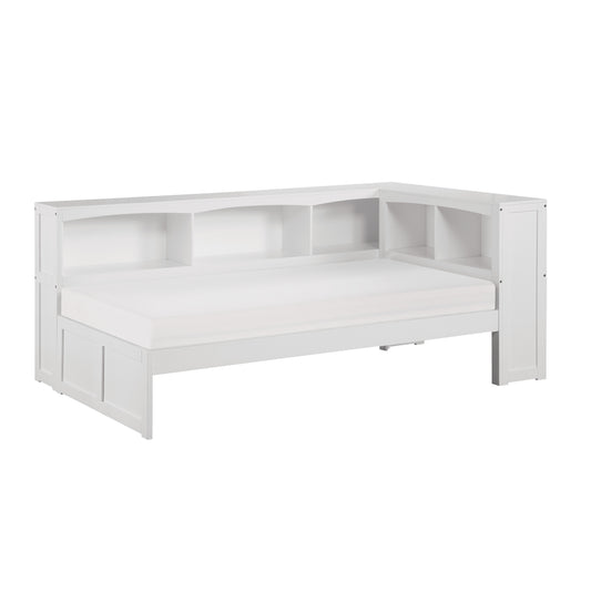 B2053BCW-1BC* - (3) Twin Bookcase Corner Bed