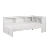 B2053BCW-1BC* - (3) Twin Bookcase Corner Bed