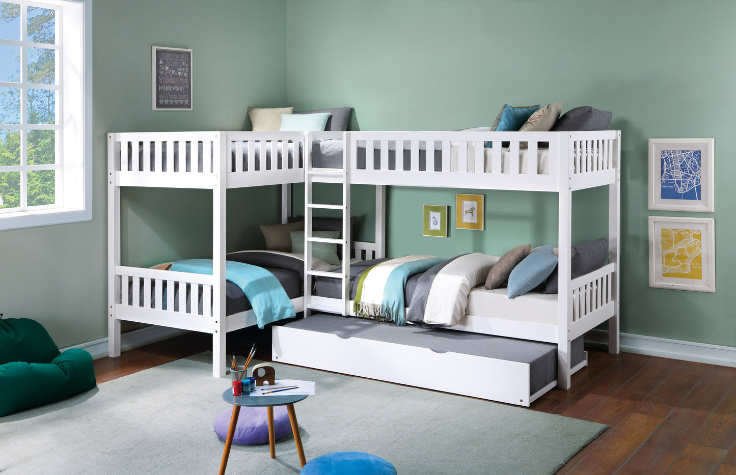 B2053W-R - Twin Trundle