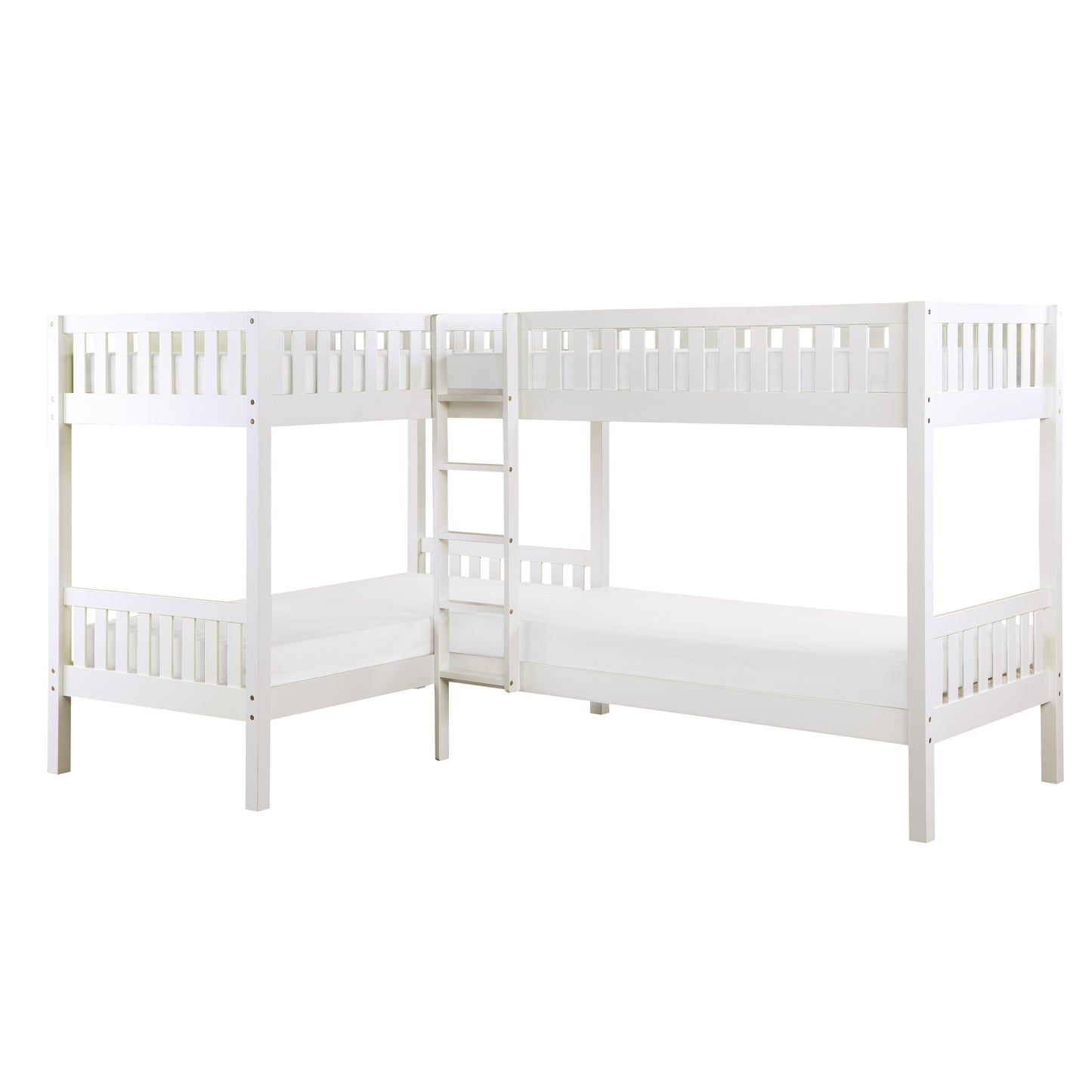 B2053CNW-1* - (3) Corner Bunk Bed