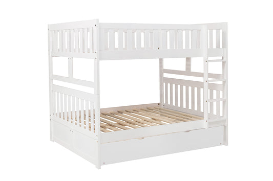 B2053FFW-1*R - (4) Full/Full Bunk Bed with Twin Trundle
