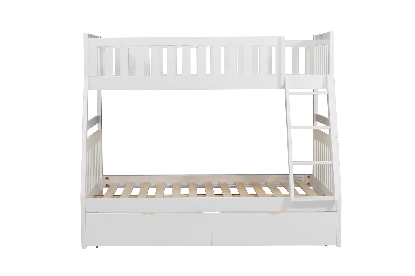 B2053TFW-1*T - (4) Twin/Full Bunk Bed with Storage Boxes
