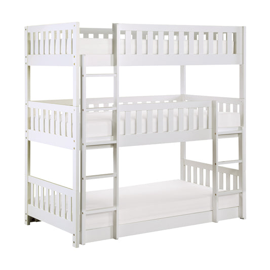 B2053TTTW-1* - (3) Triple Bunk Bed