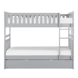 B2063-1*R - (4) Twin/Twin Bunk Bed with Twin Trundle