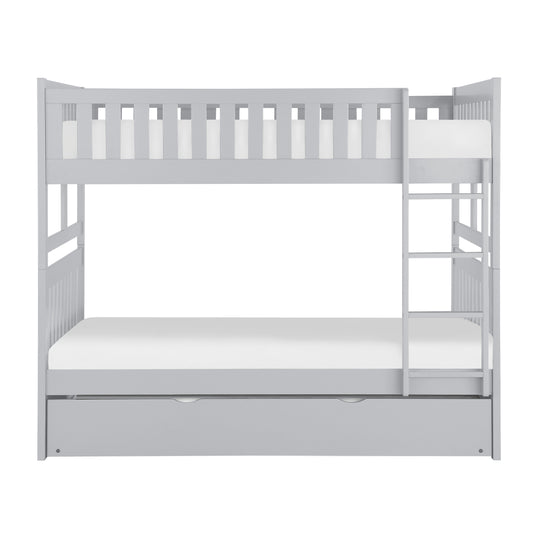 B2063FF-1*R - (4) Full/Full Bunk Bed with Twin Trundle
