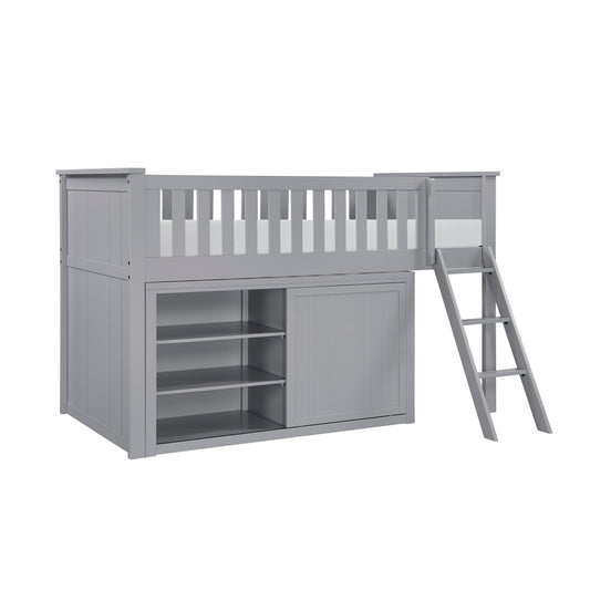 B2063LL-1*DR - (4) Low Loft Bunk with Dresser