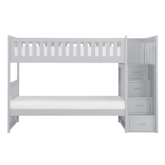 B2063SB-1* - (4) Twin/Twin Step Bunk Bed