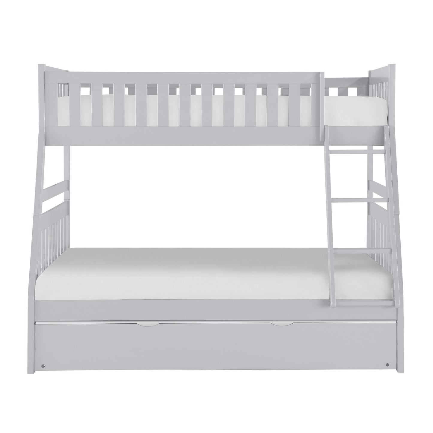 B2063TF-1*R - (4) Twin/Full Bunk Bed with Twin Trundle