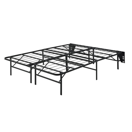 BF-1MT-Q - Queen Foldable Metal Platform Bed Frame, Toolless