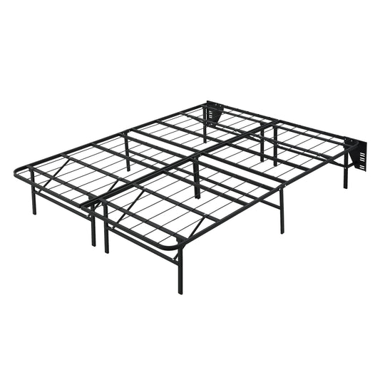 BF-1MT-Q - Queen Foldable Metal Platform Bed Frame, Toolless