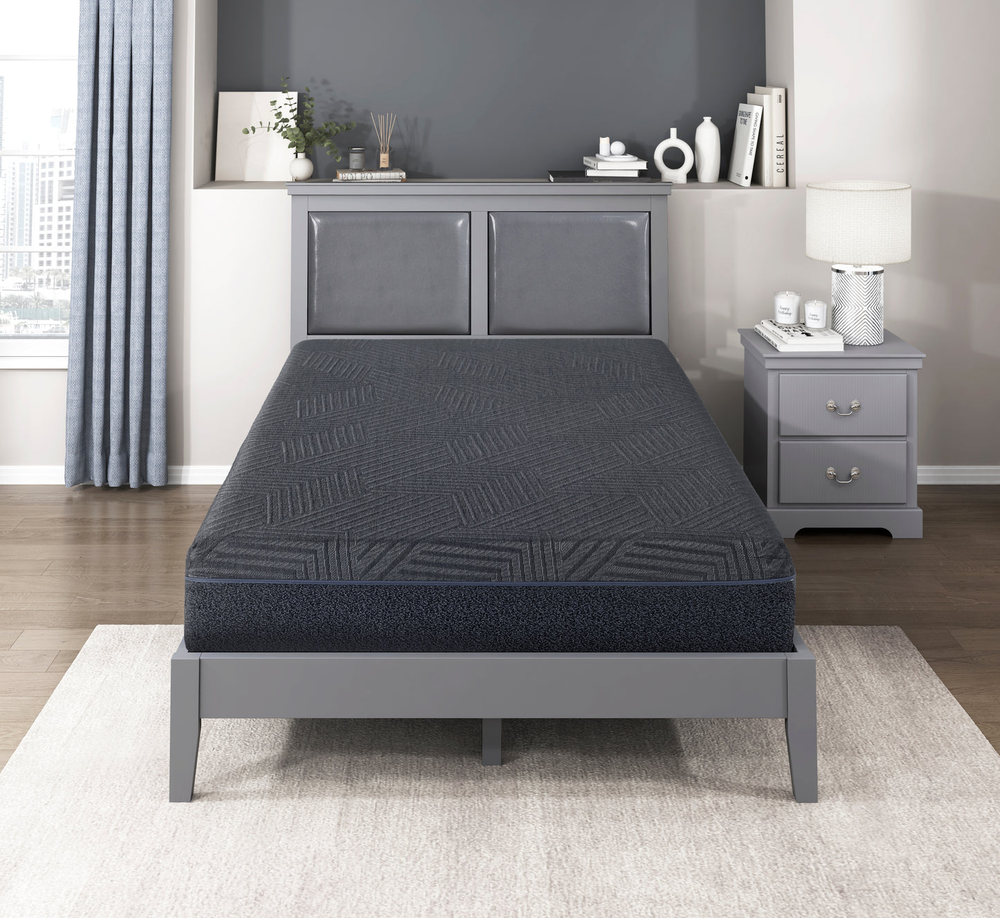 MT-UNG11F - 11" Full Green Tea Gel-Infused Memory Foam Mattress