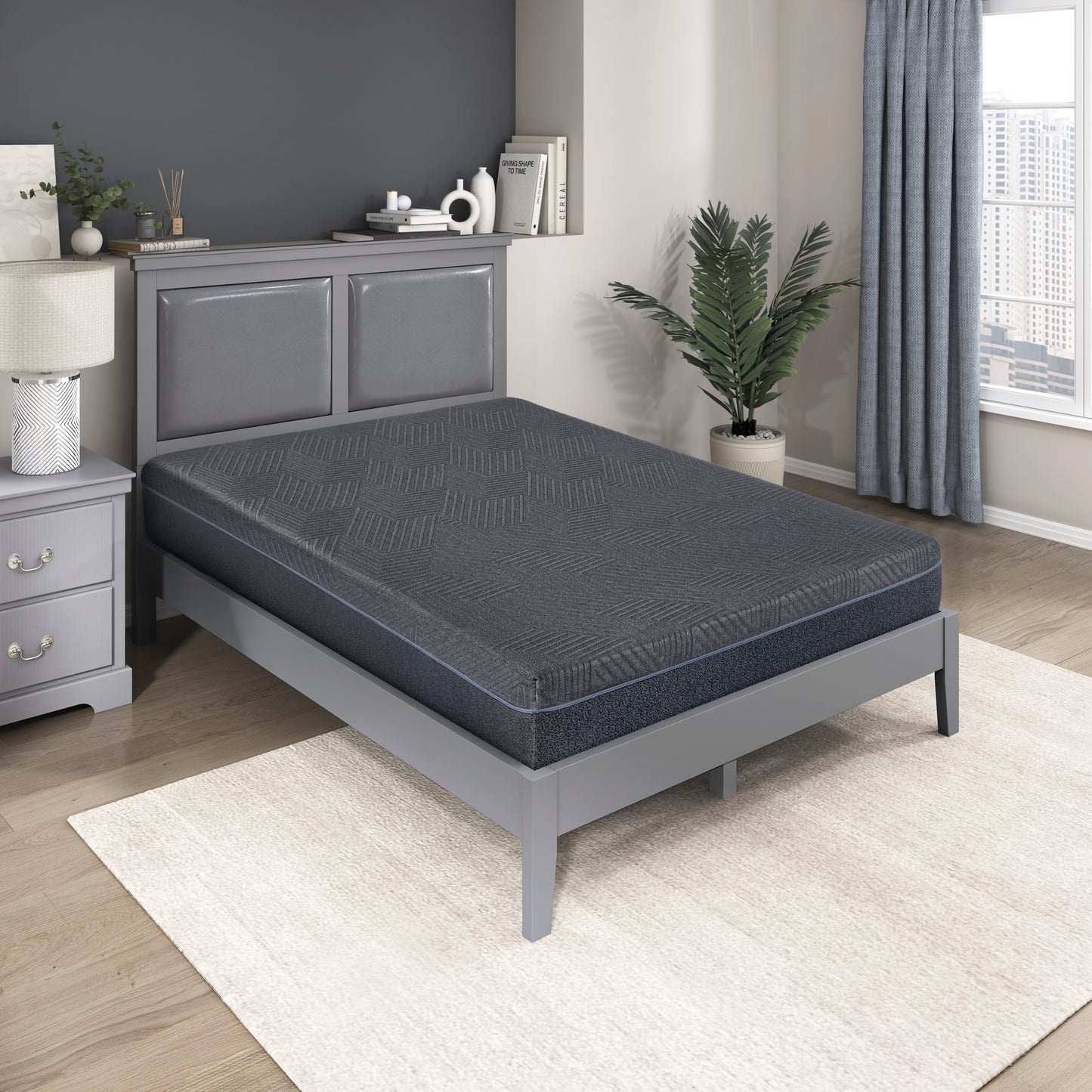MT-UNG11F - 11" Full Green Tea Gel-Infused Memory Foam Mattress