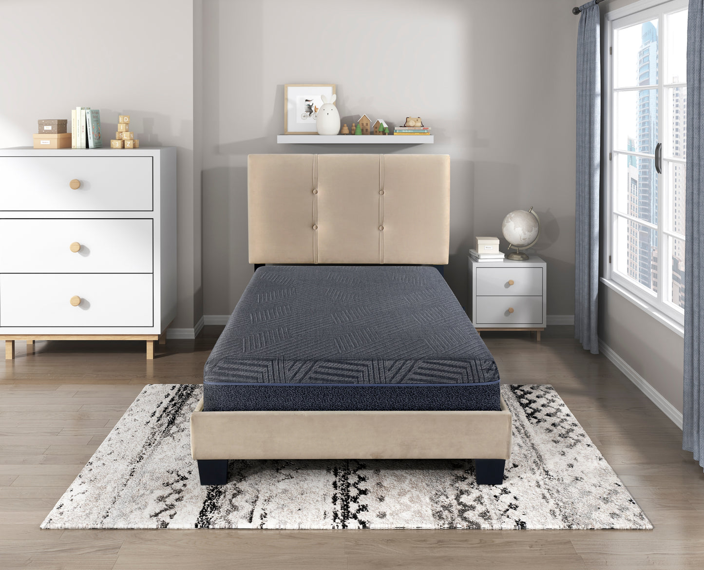 MT-UNG11T - 11" Twin Green Tea Gel-Infused Memory Foam Mattress