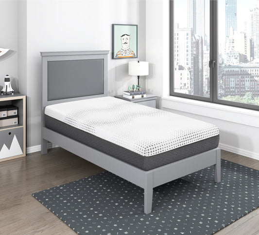 MT-UNH12T - 12" Twin Green Tea Gel-Infused Memory Foam Hybrid Mattress