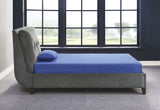 MT-PG07BLF - 7" Blue Full Gel-Infused Memory Foam Mattress and Pillow Set