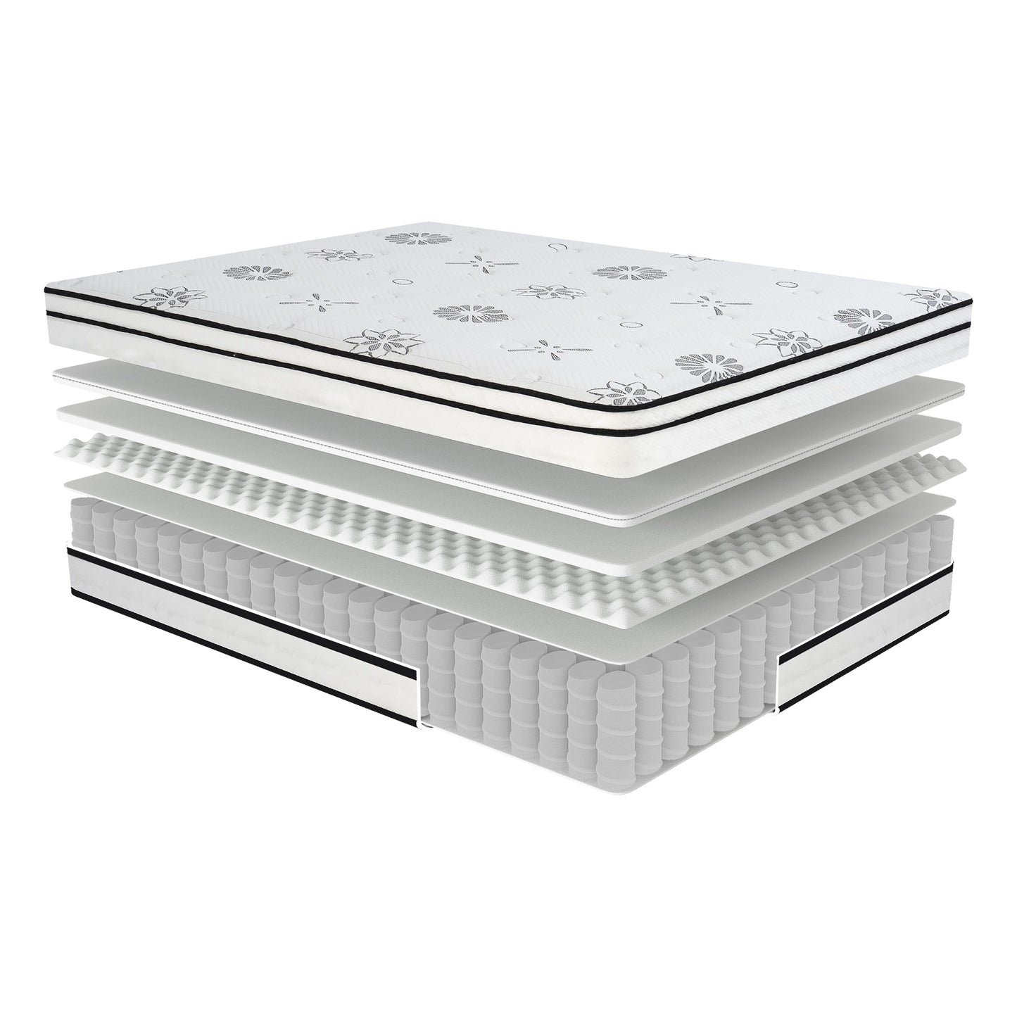 MT-PH12Q - 12" Queen Hybrid Mattress