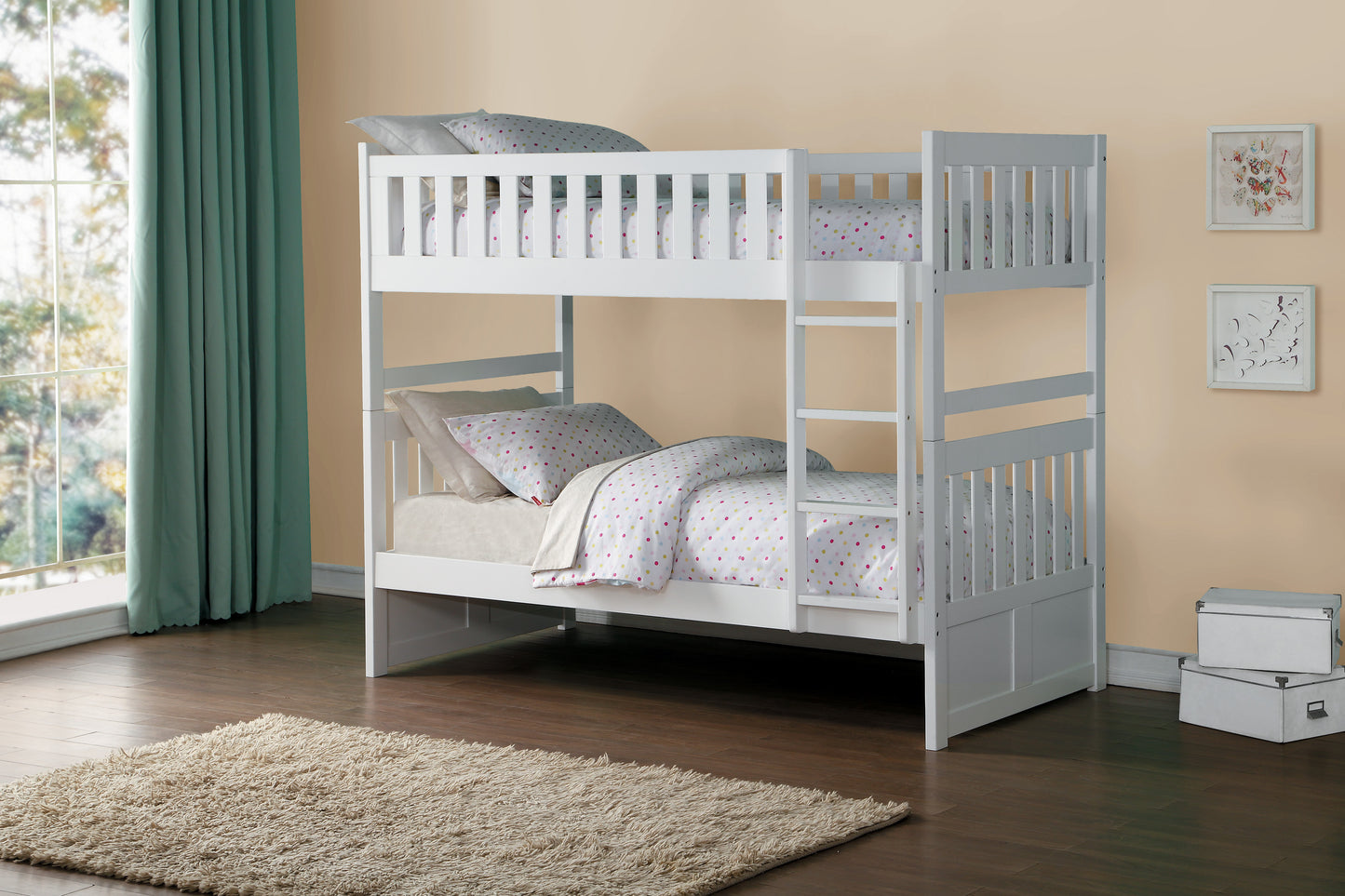 B2053W-1* - (3) Twin/Twin Bunk Bed