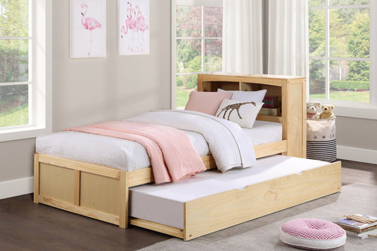 B2043BC-1R* - (3) Twin Bookcase Bed with Twin Trundle