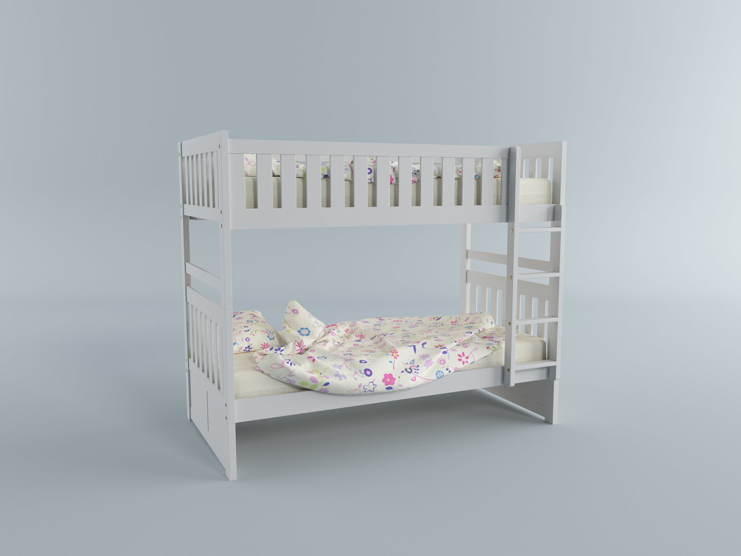 B2053W-1* - (3) Twin/Twin Bunk Bed