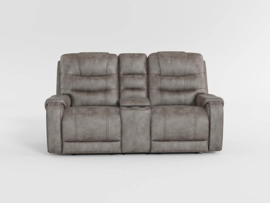 9634GBR-2 - Double Reclining Love Seat with Center Console