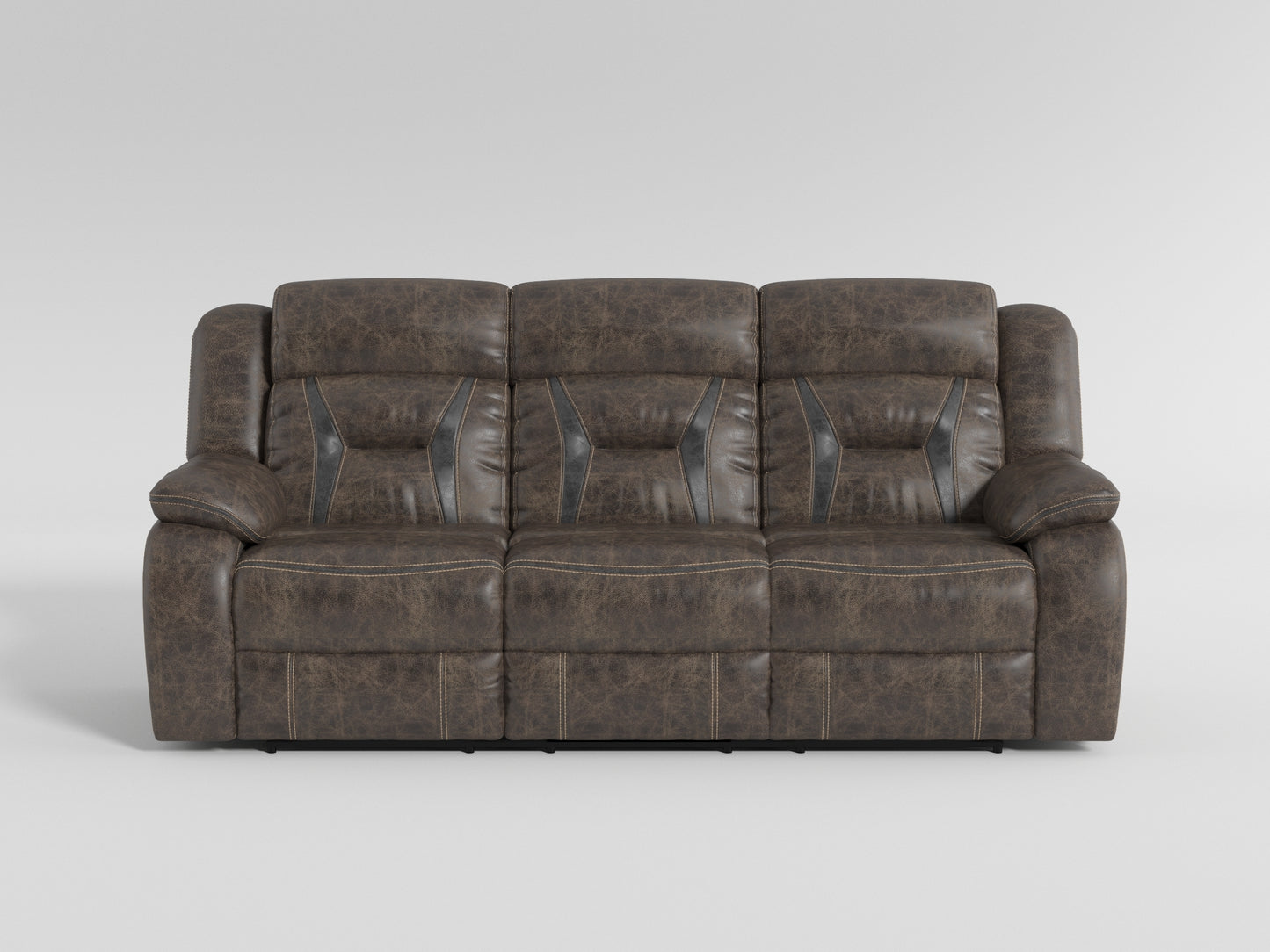 9989GY-3 - Double Reclining Sofa