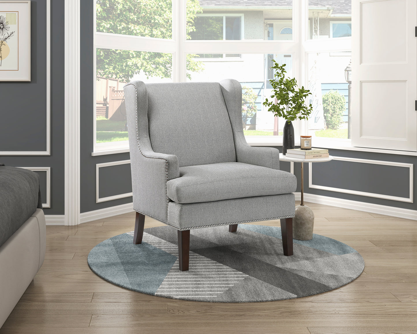 1005GRY-1 - Accent Chair