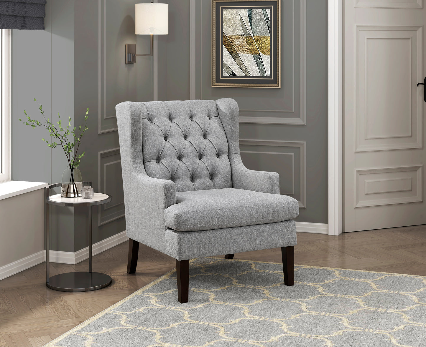 1006GRY-1 - Accent Chair